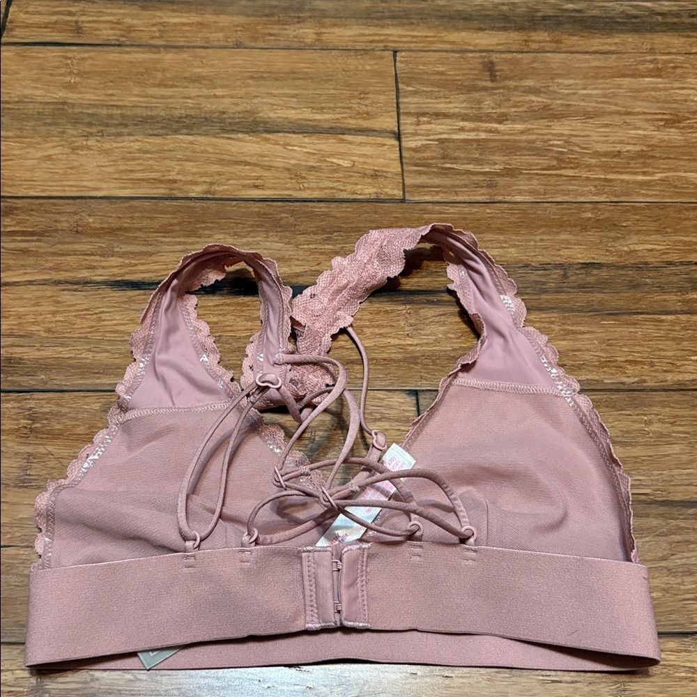 PINK Victoria’s Secret Lace Bralette XS Mauve - Picture 3 of 6